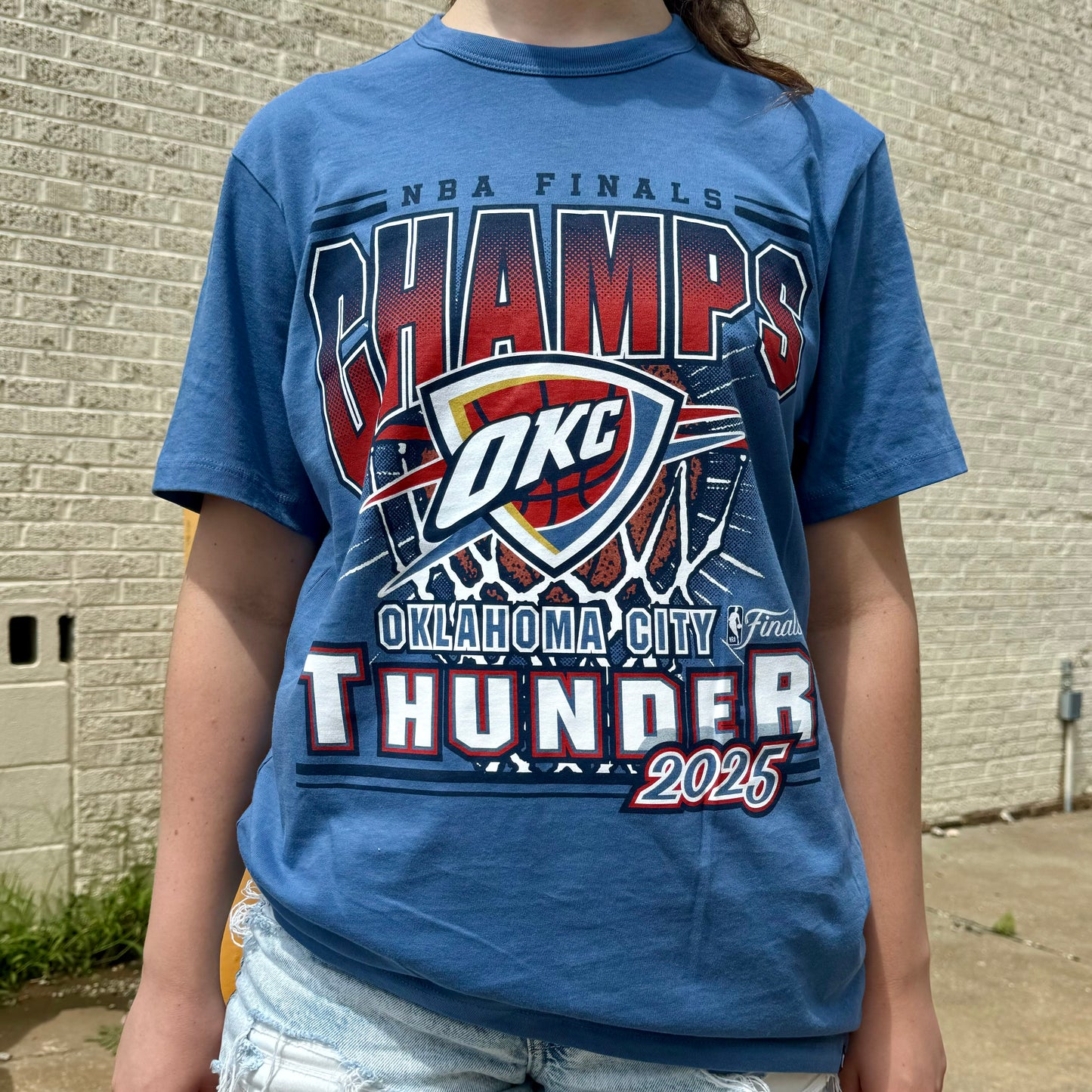 OKC Thunder Champion Cadet Tee - Blue Champs