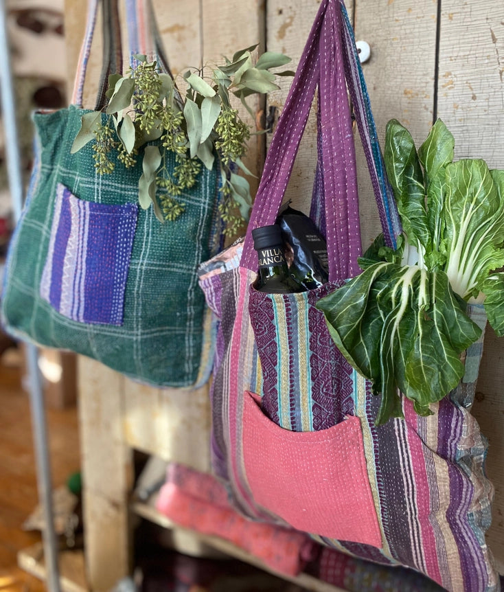Kantha Tote Bag