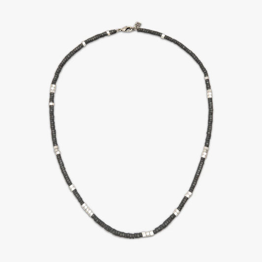 Faceted Pyrite Bead Necklace