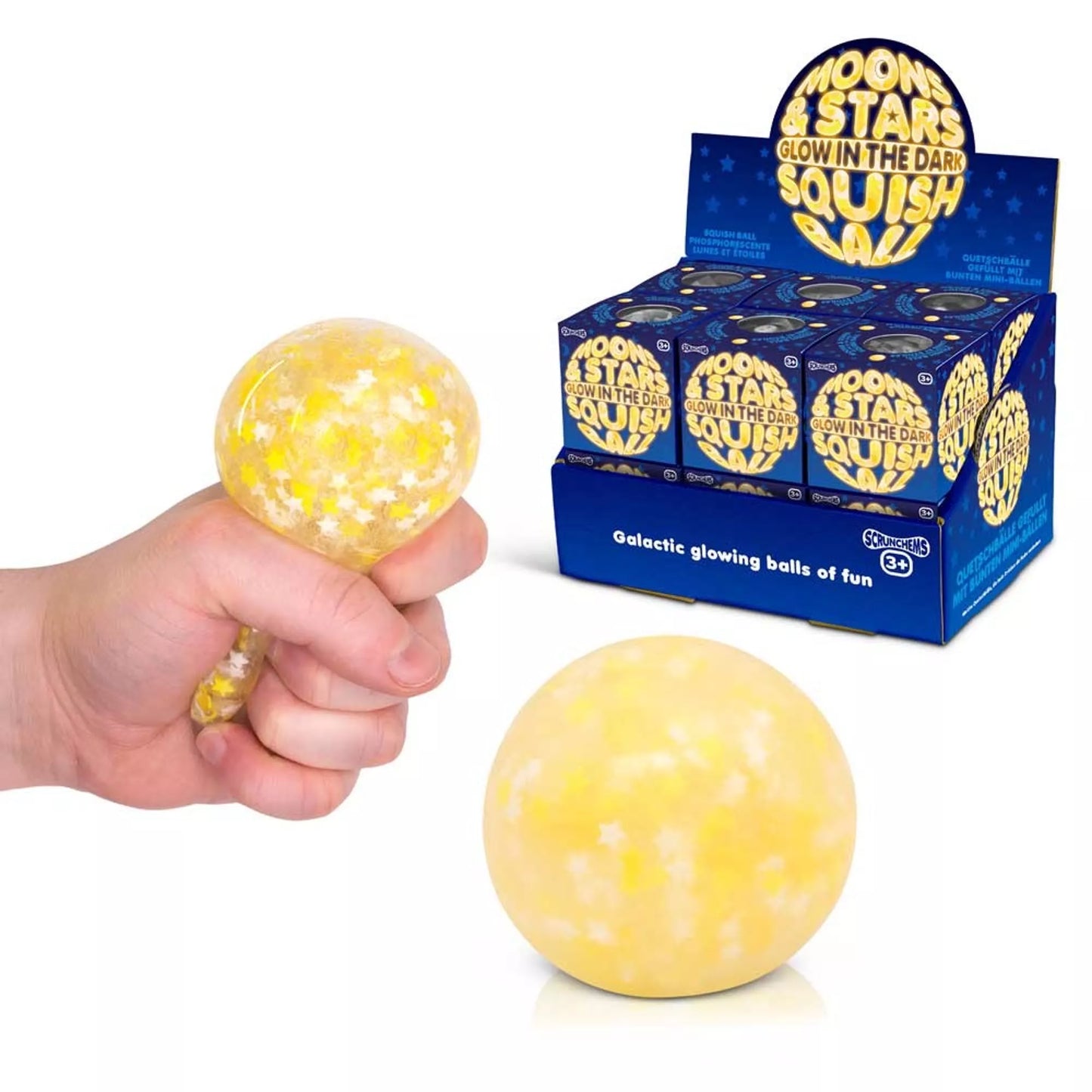 Moons & Stars Squish Ball Anti Stress Fidget Ball