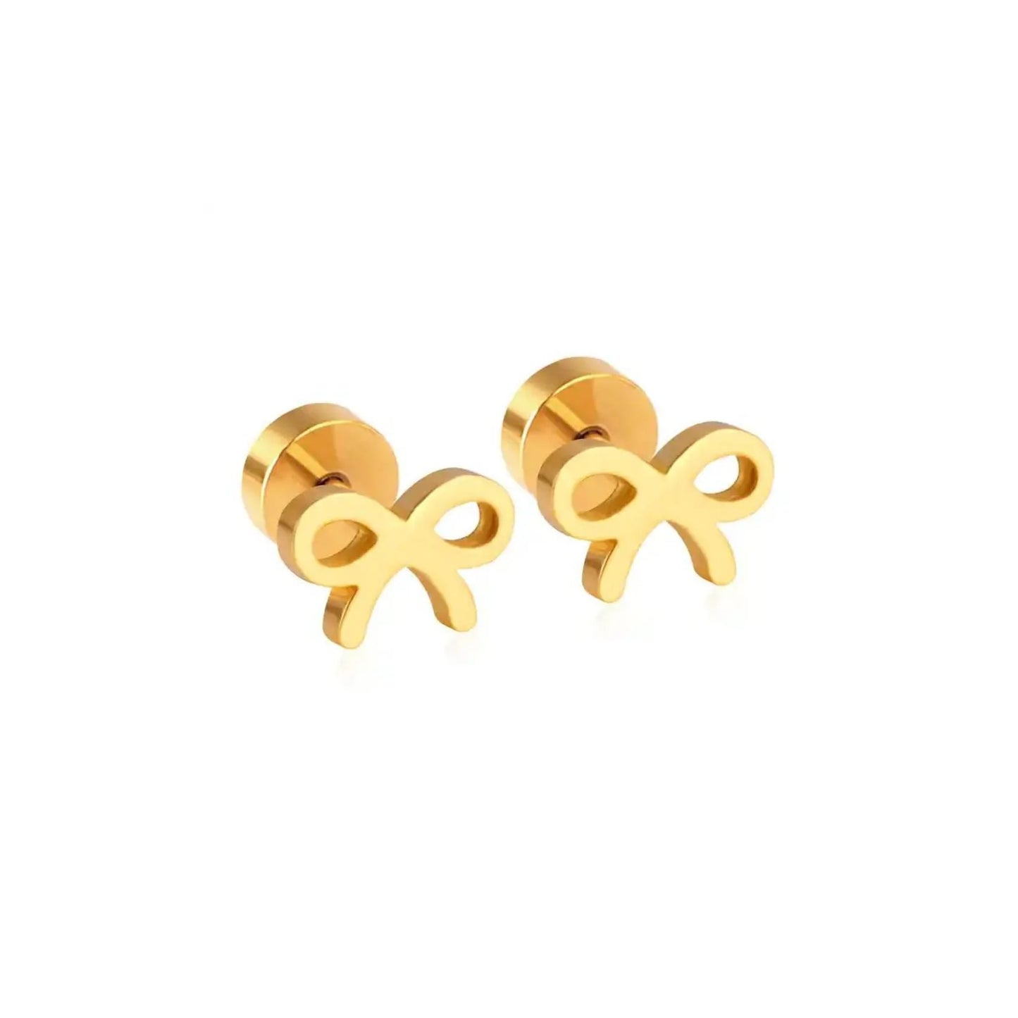 Flatback Stud - Evie Bow