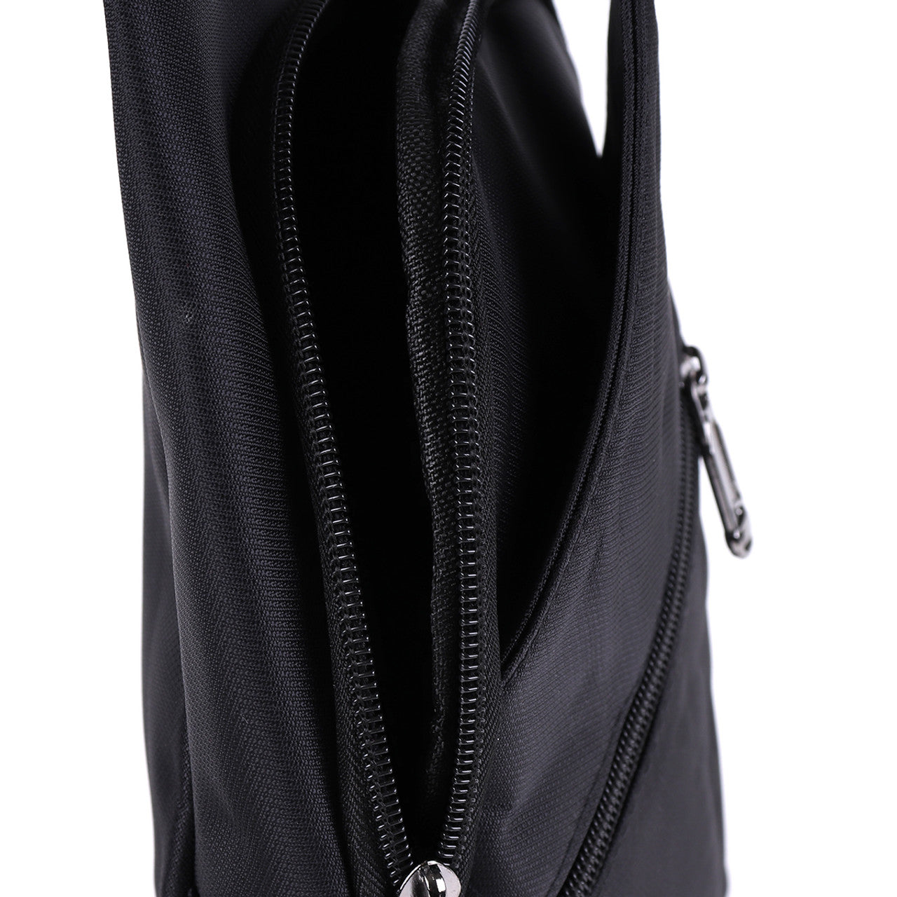 Crossbody Sling Bag w/ Adjustable Strap - Black