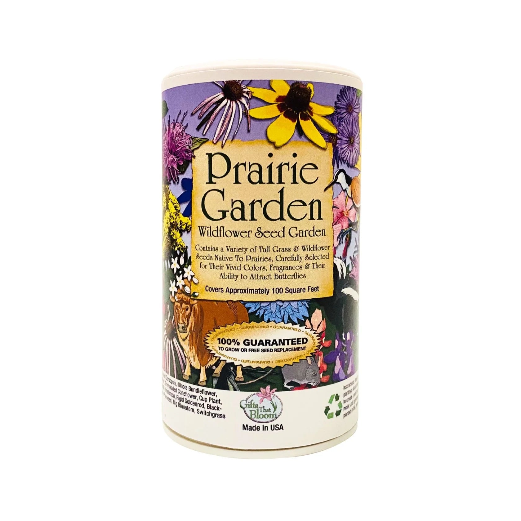 wildflower seed shaker Prairie Garden Shaker Can – Blue Seven