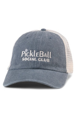 Pickleball Social Club Windale Hat - Ivory/Navy