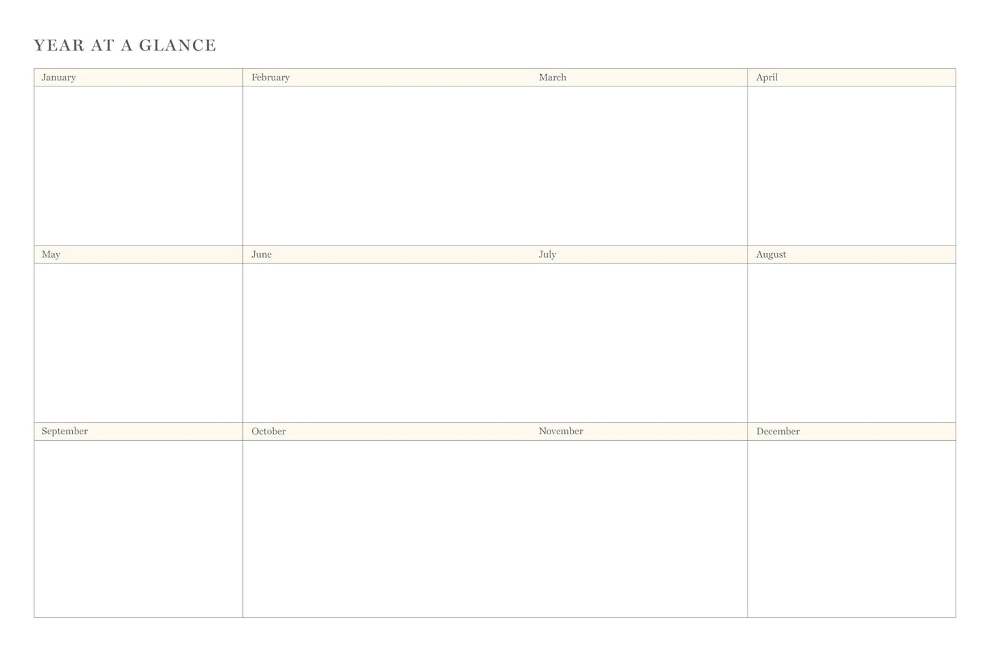 Weekly Planner American Horticultural Society