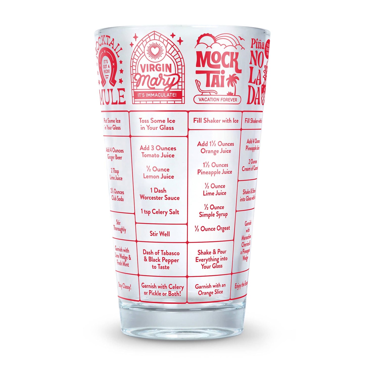 Good Measure - Mocktails Recipe Glass