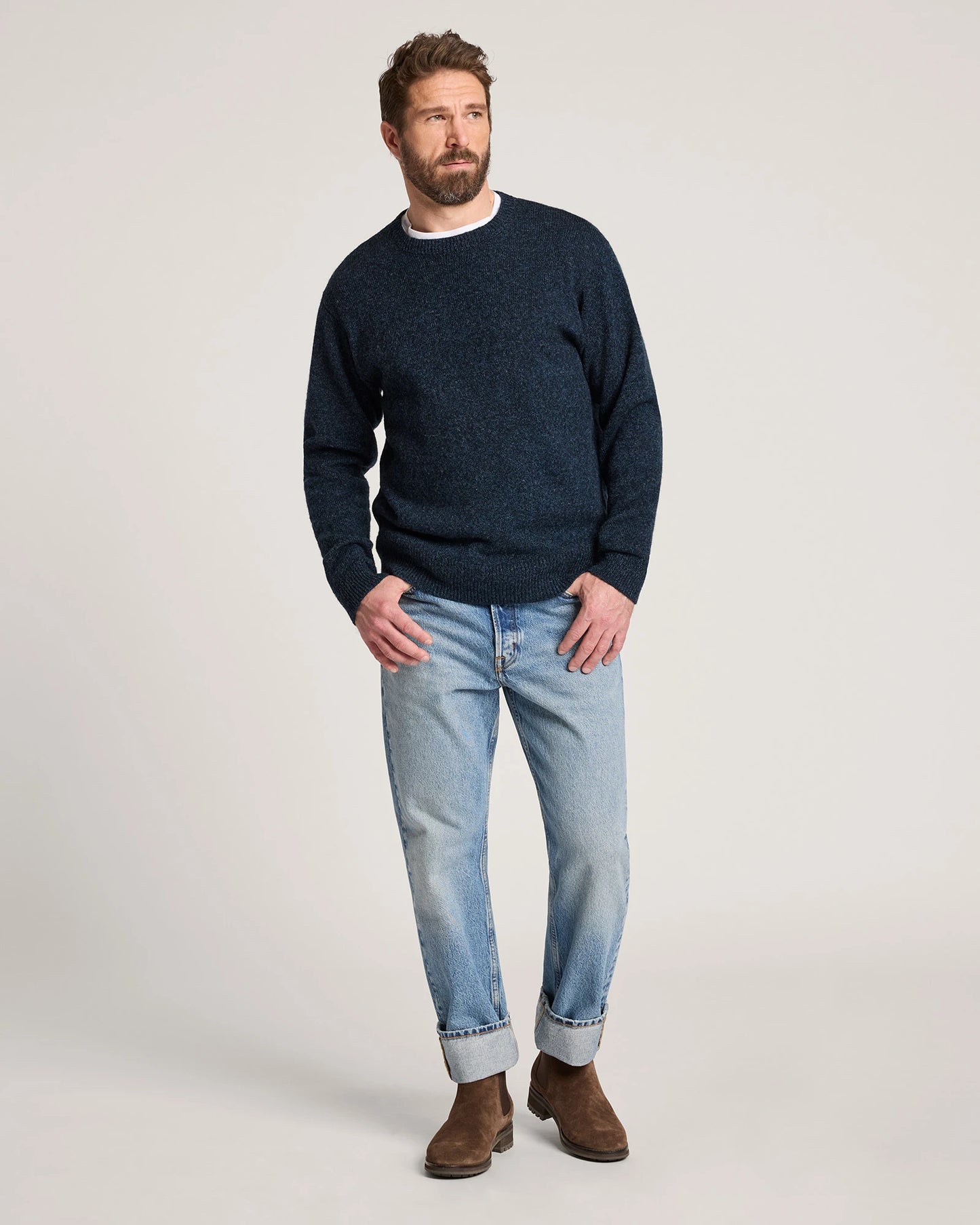 Wool Crew - Camo Heather