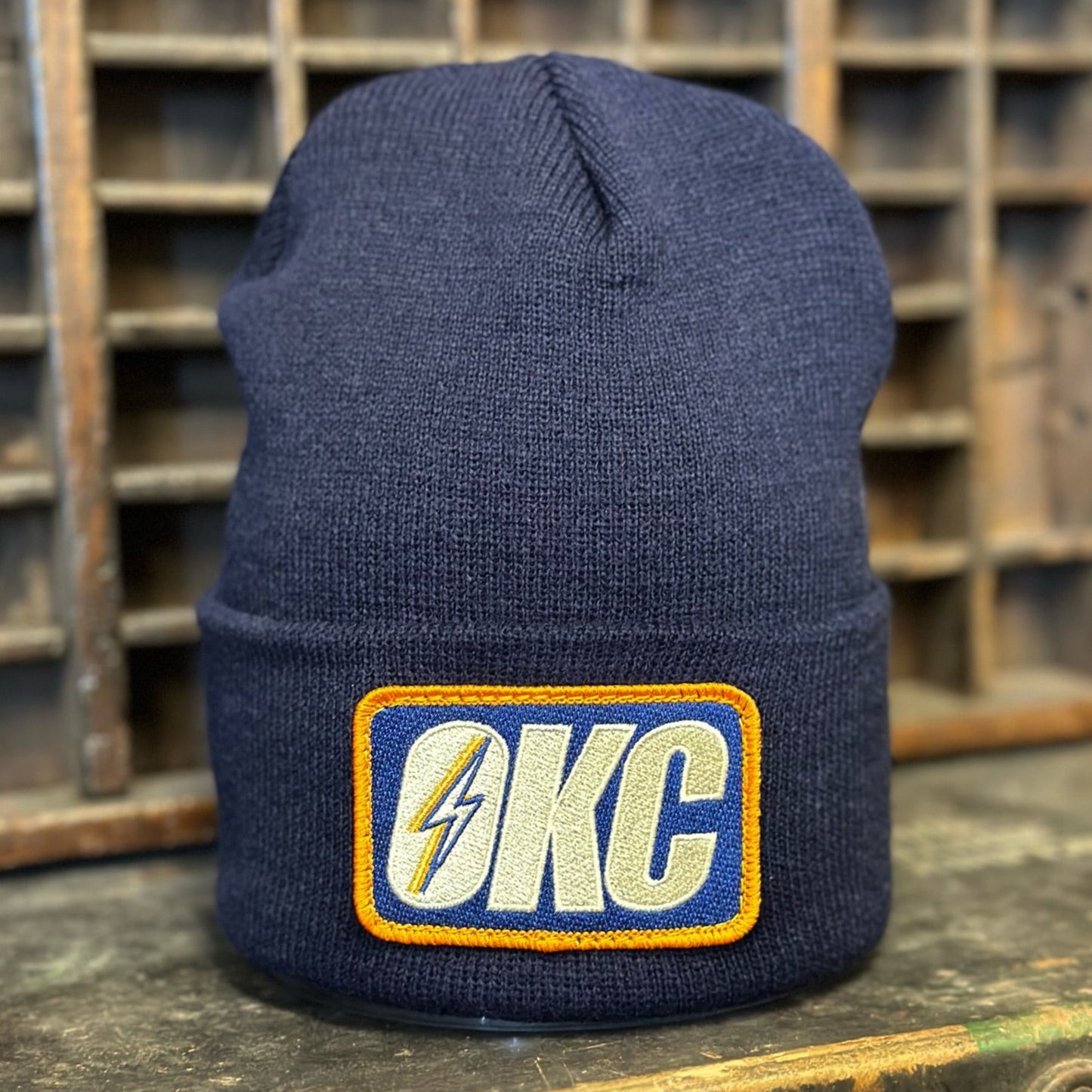 OKC/Thunder Patch Beanie