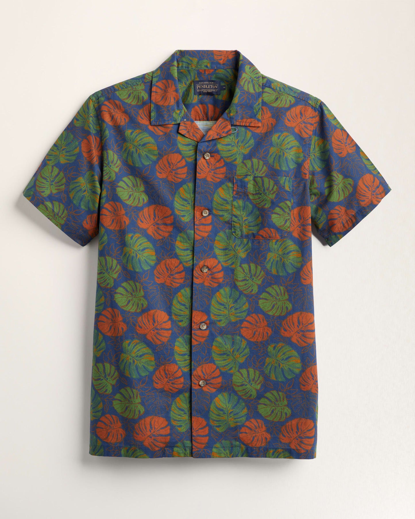 Aloha Shirt - Monstera Blue