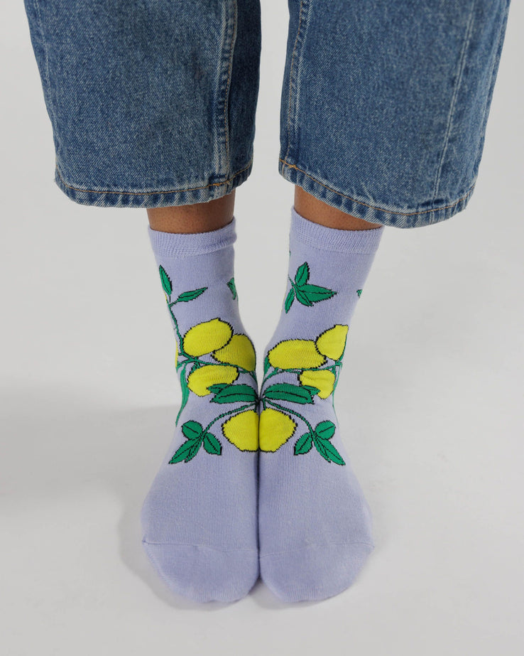 Crew Sock - Lemon Tree