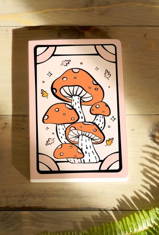 Tarot Mushrooms Classic Layflat Notebook