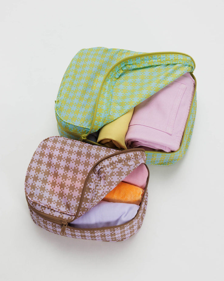 Packing Cube Set - Pixel Gingham