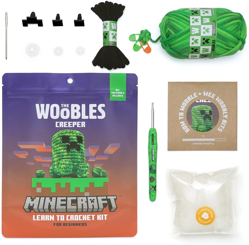 Minecraft Creeper Crochet Kit