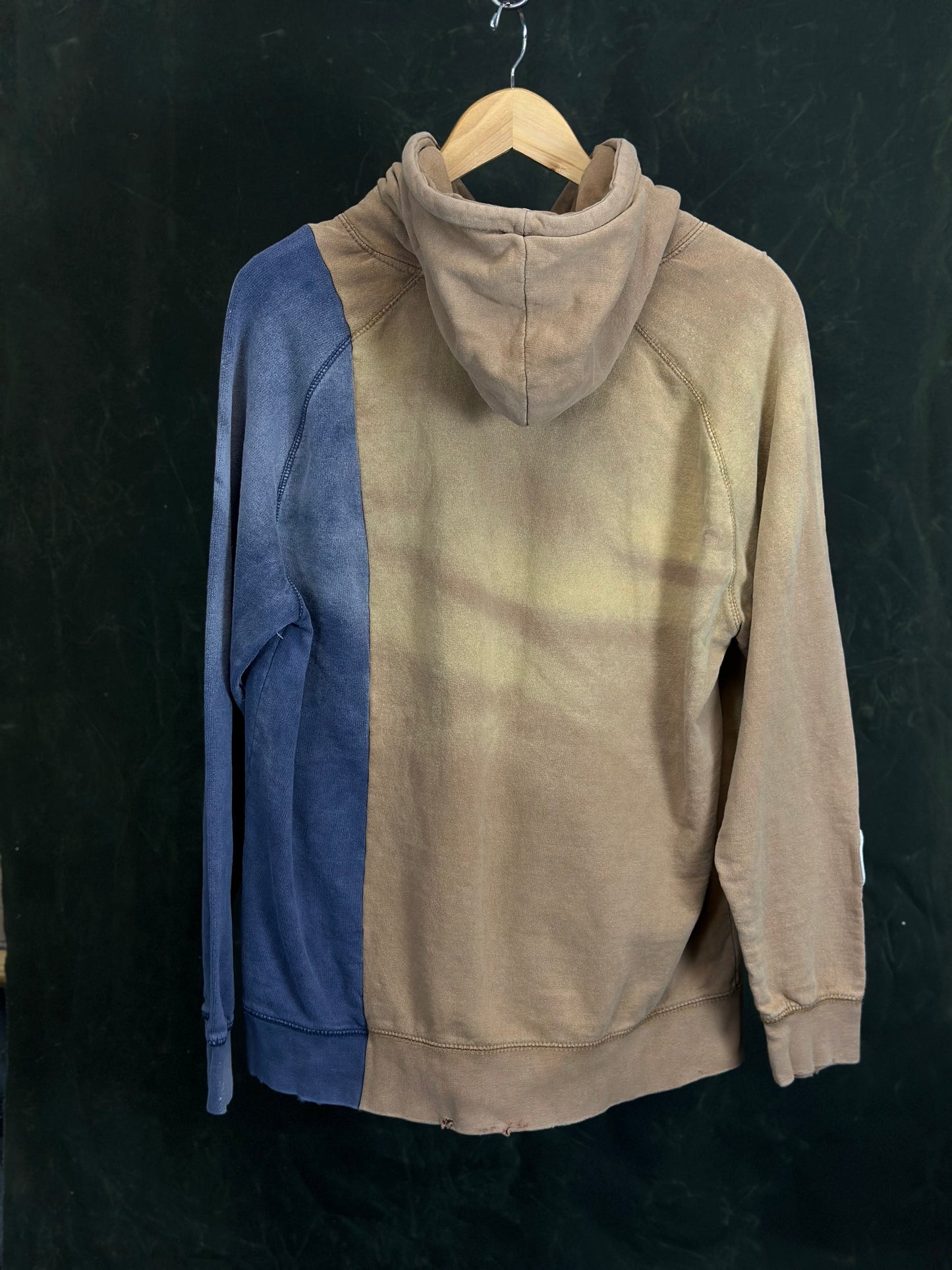 Brown to Blue Hoodie