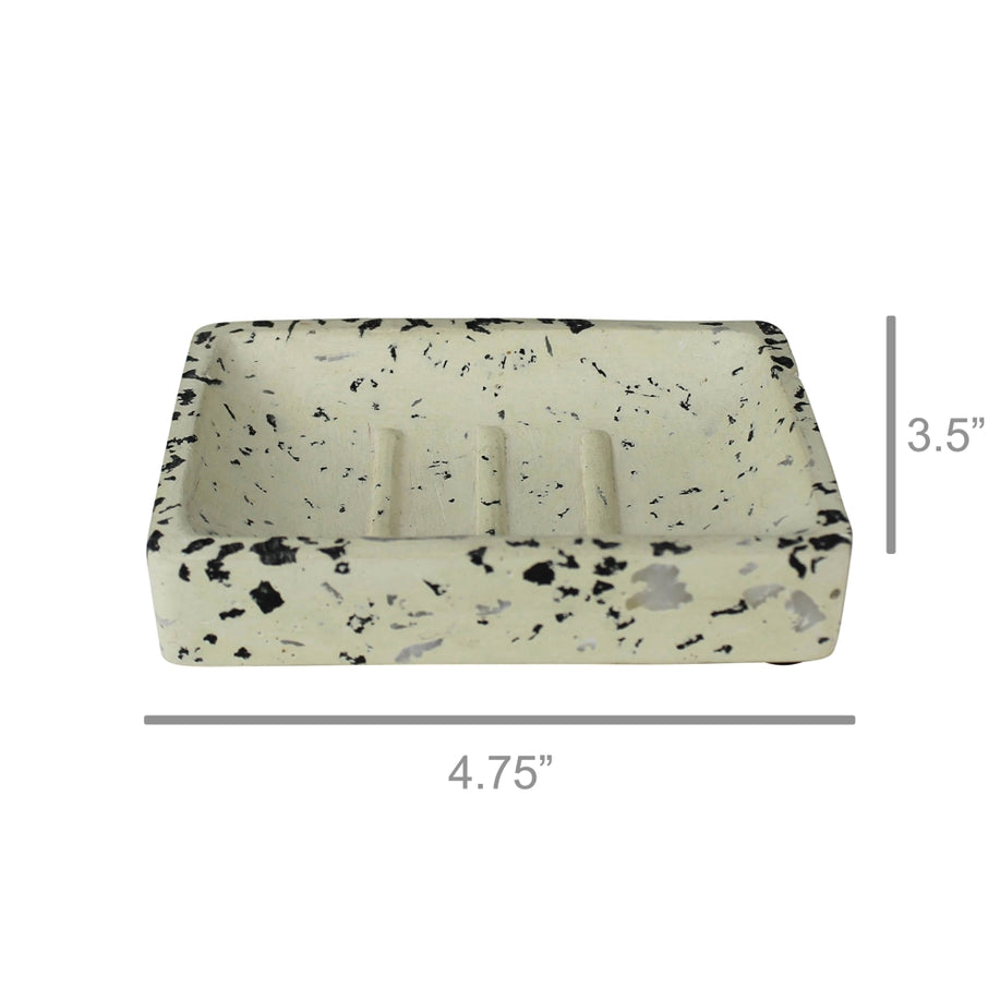 Soap Dish - White Terrazzo