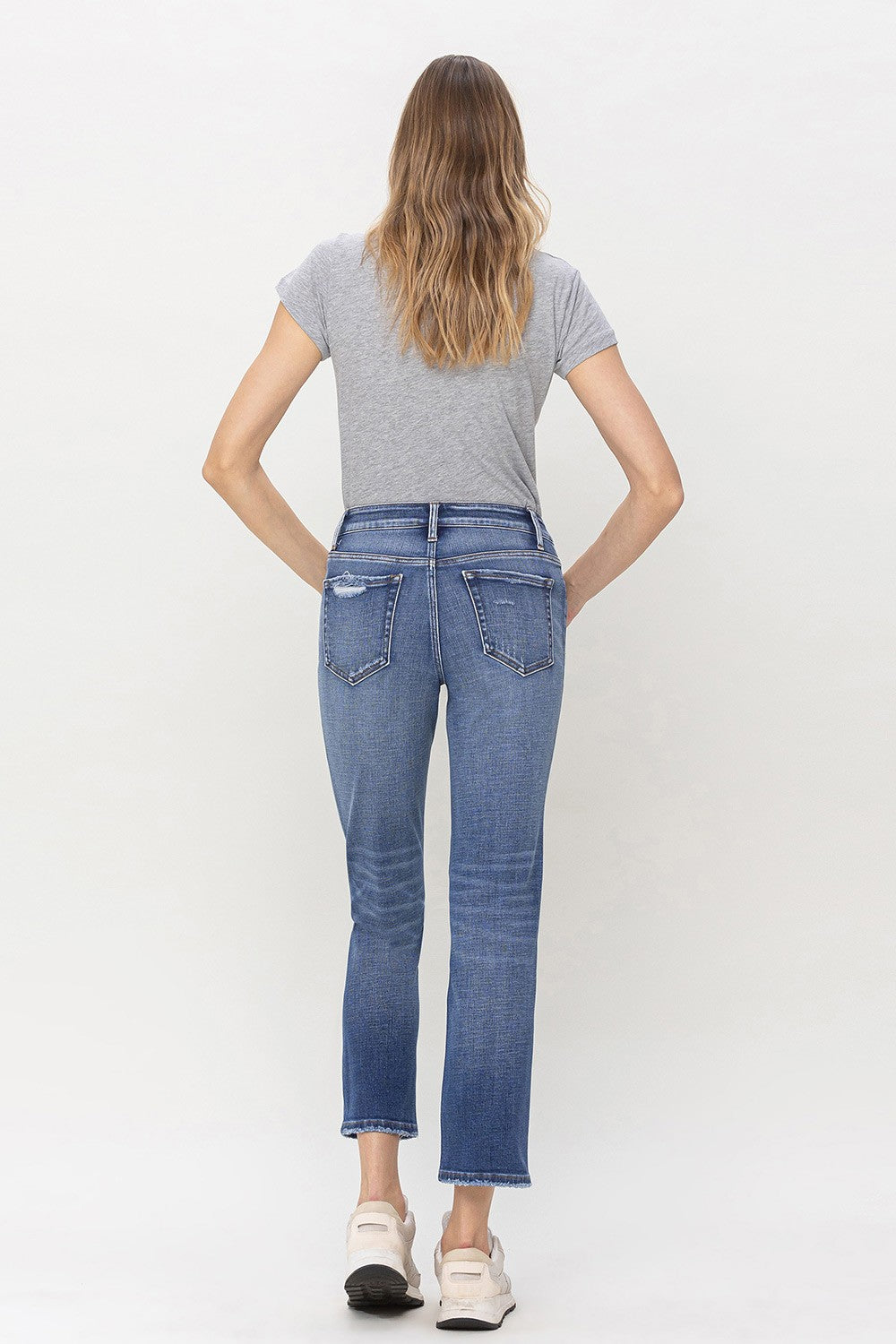 Mid Rise Straight Jeans - Impartially