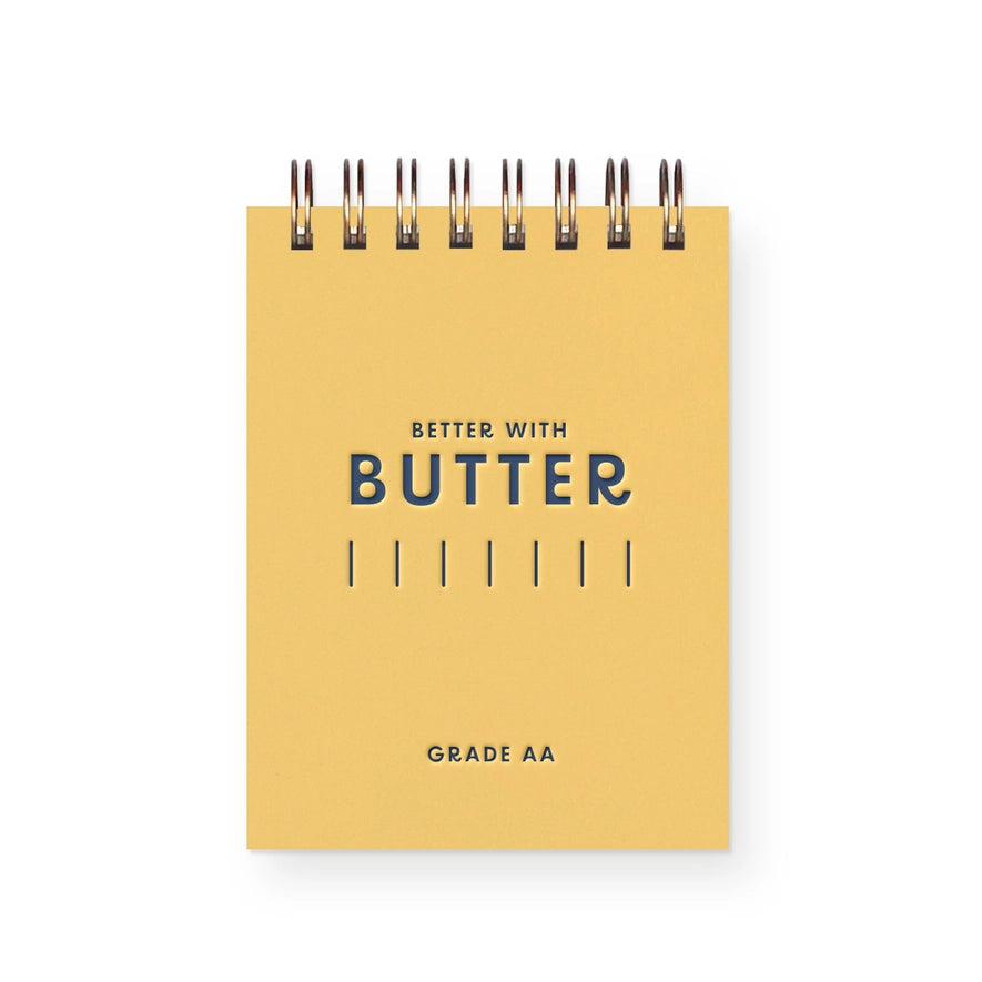 Better with Butter Mini Jotter Notebook