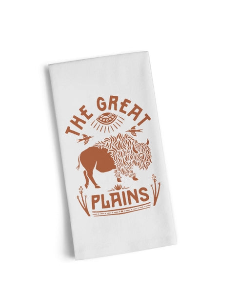 Great Plains Western Tea Towel