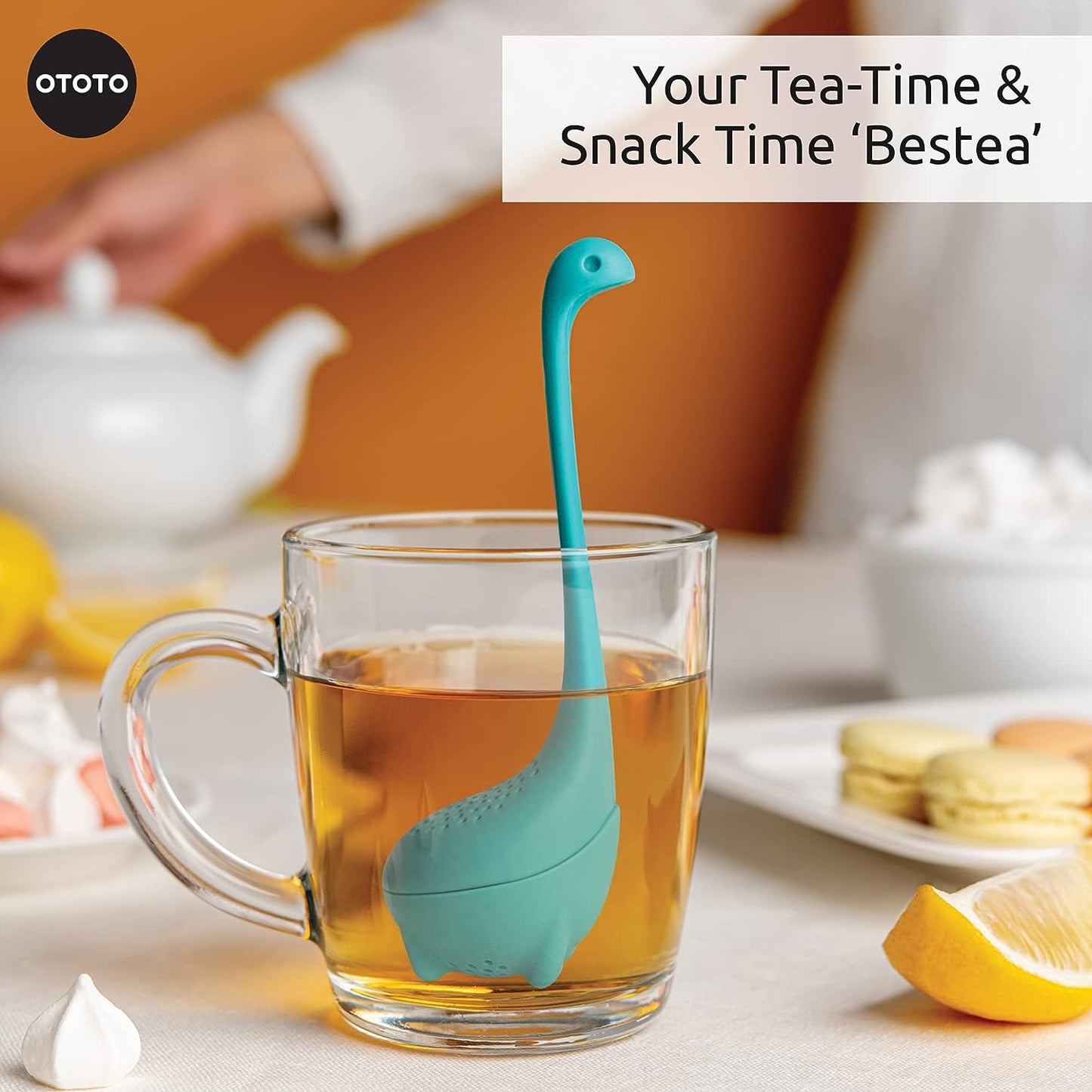 Baby Nessie Tea Infuser - Turquoise