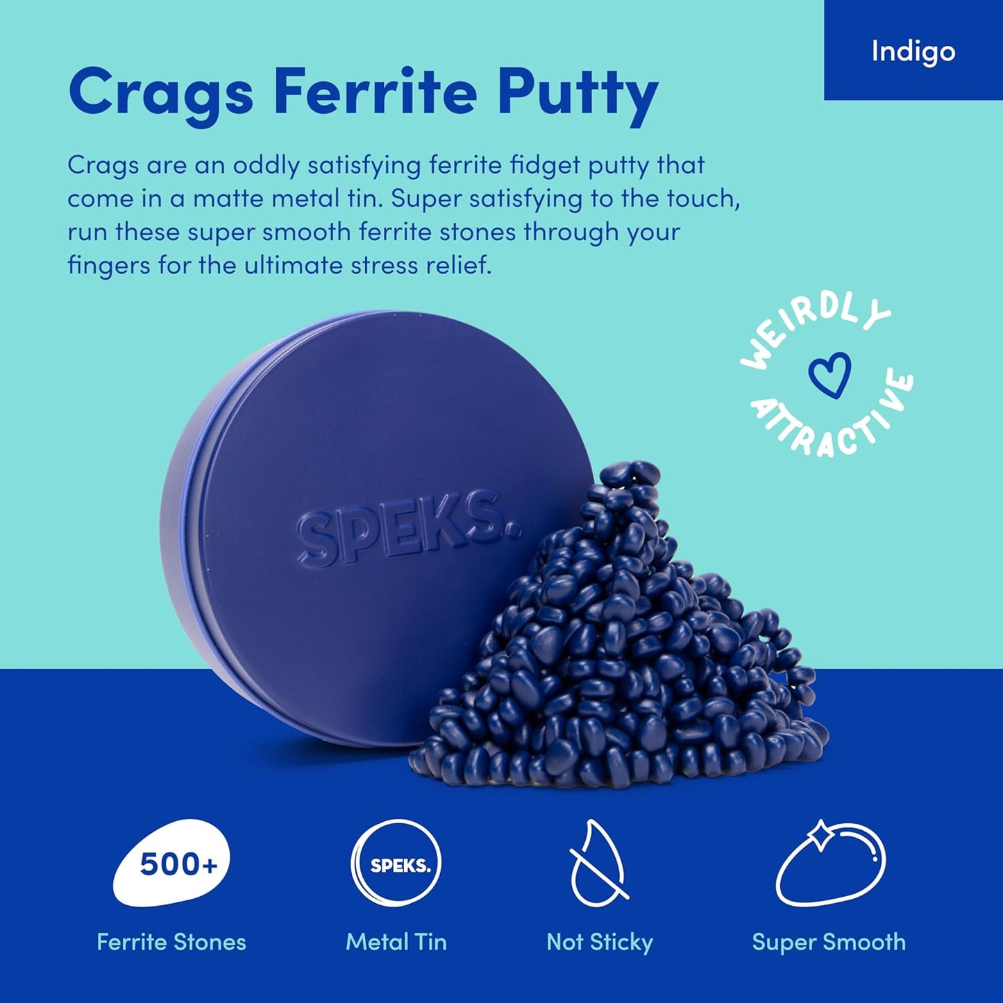 Matte Crags - Indigo
