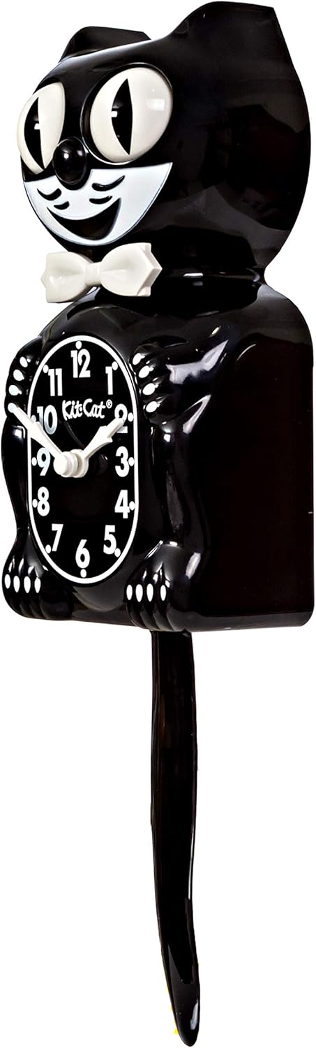 Classic Black Kit Cat Klock