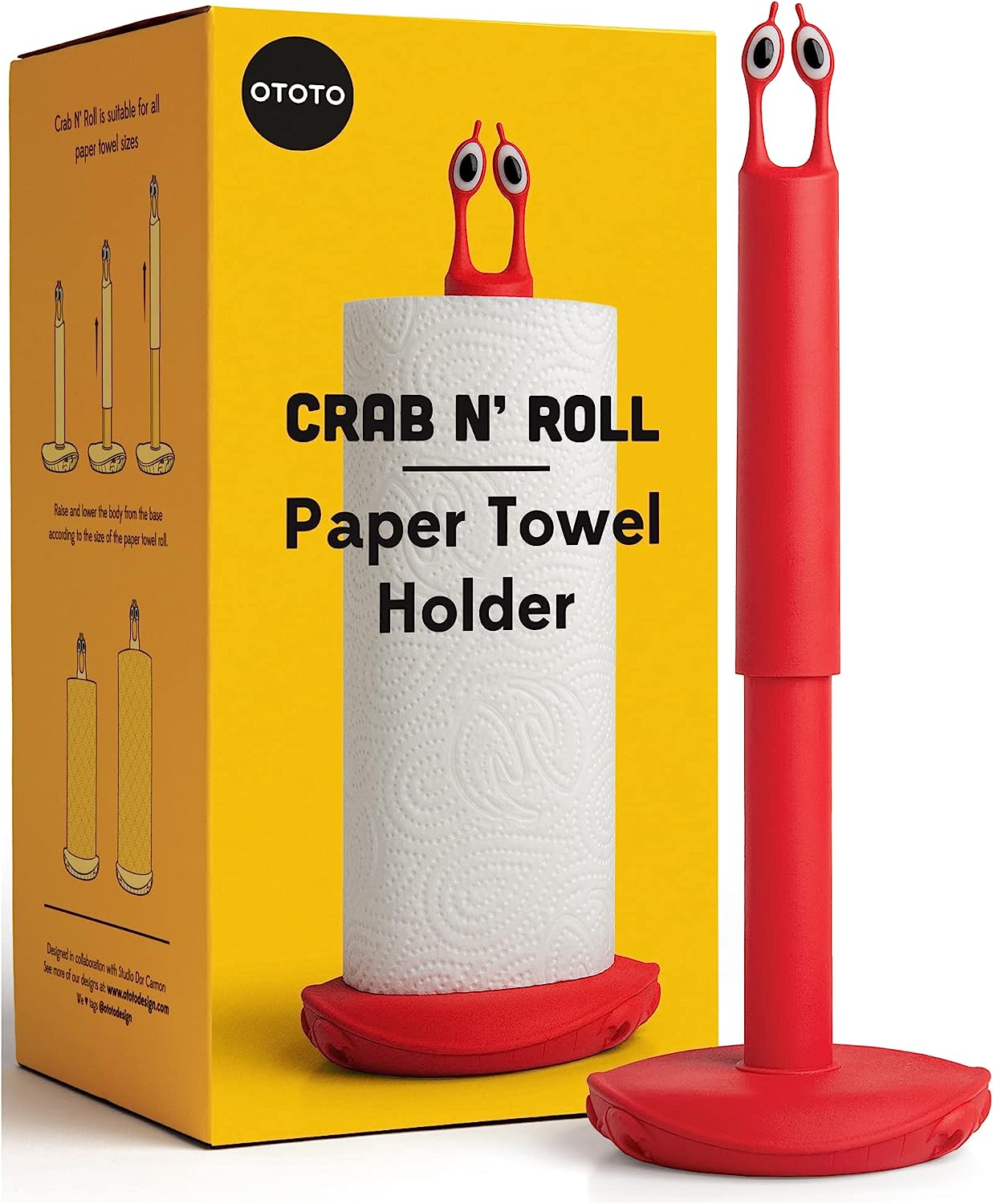 Crab Mallet & Paper Towel Holder - Plain