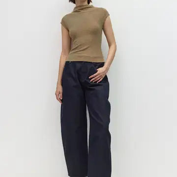 The Trinity Top - Brown/Cream