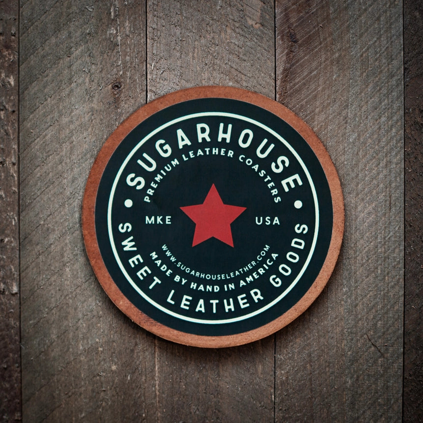 Bear Leather Coaster