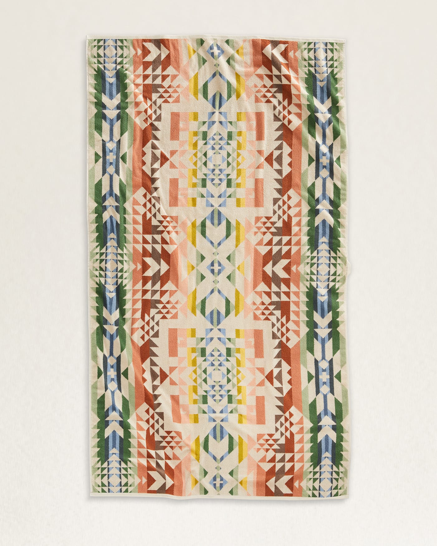 Opal Springs Spa Towel - Beige Multi