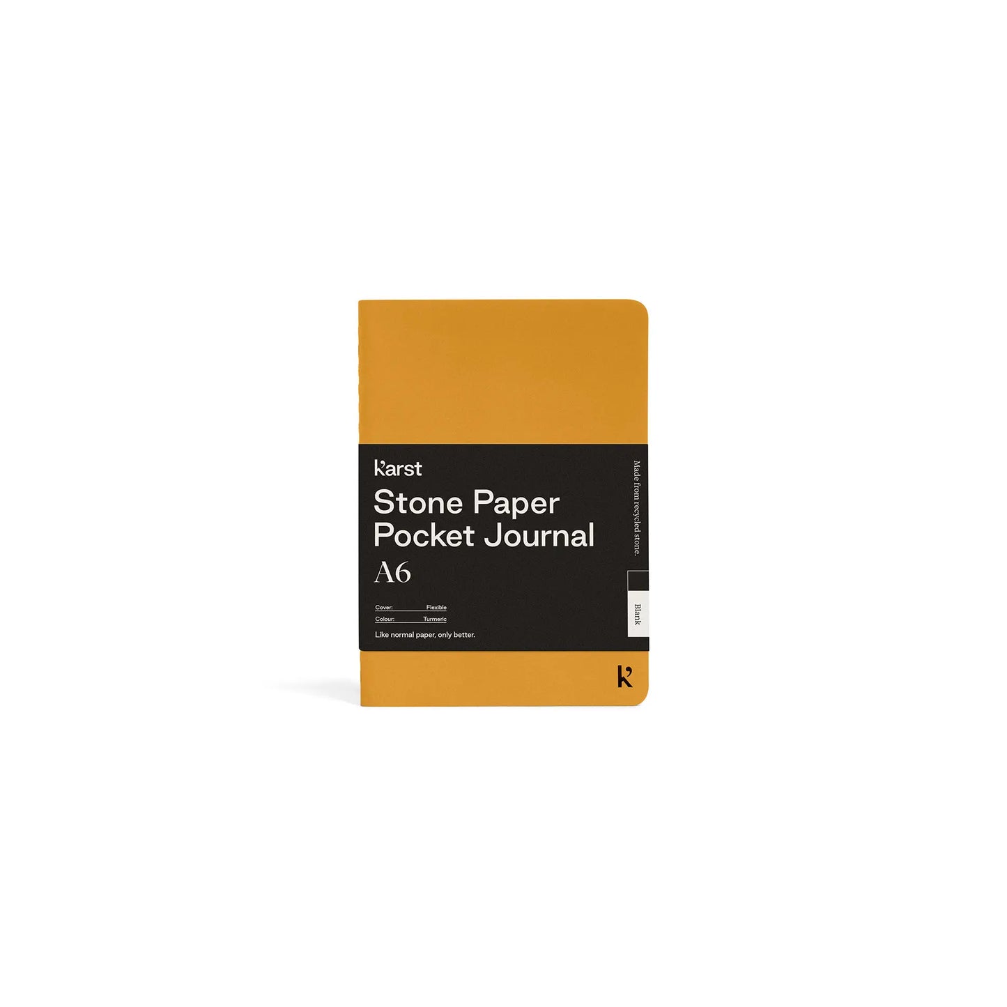A6 Blank Pocket Journal - Tumeric