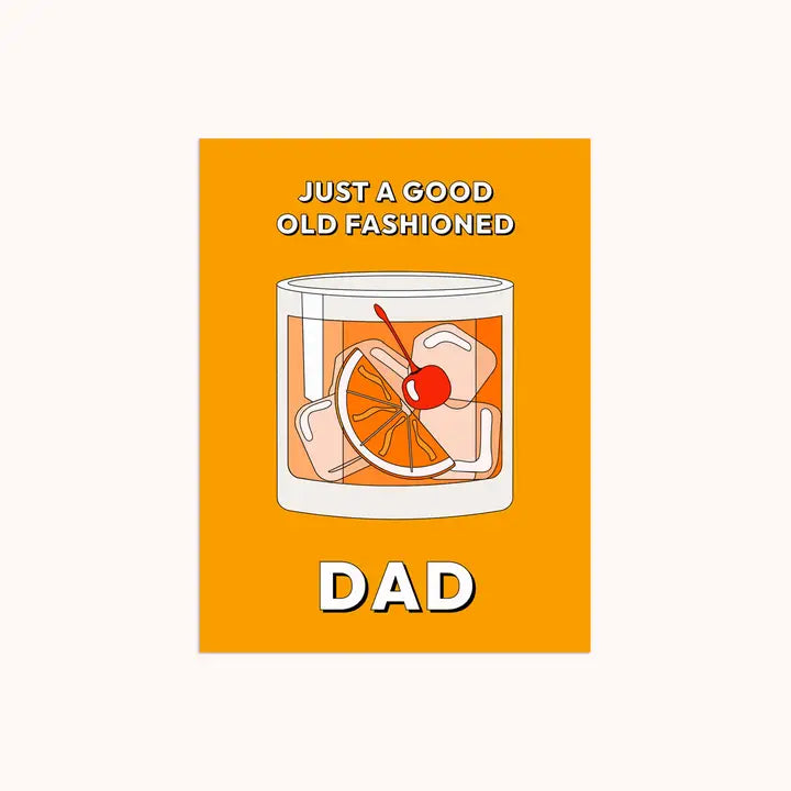 Old Fashioned Dad Father's Day Card