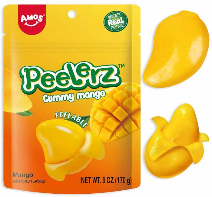Amos Peelers Gummy Mango