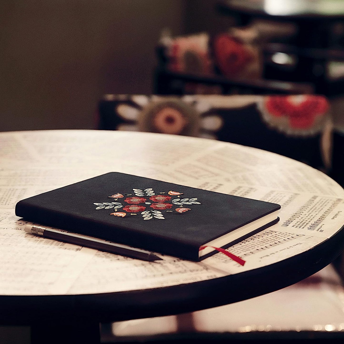 Evelyn Embroidered Notebook