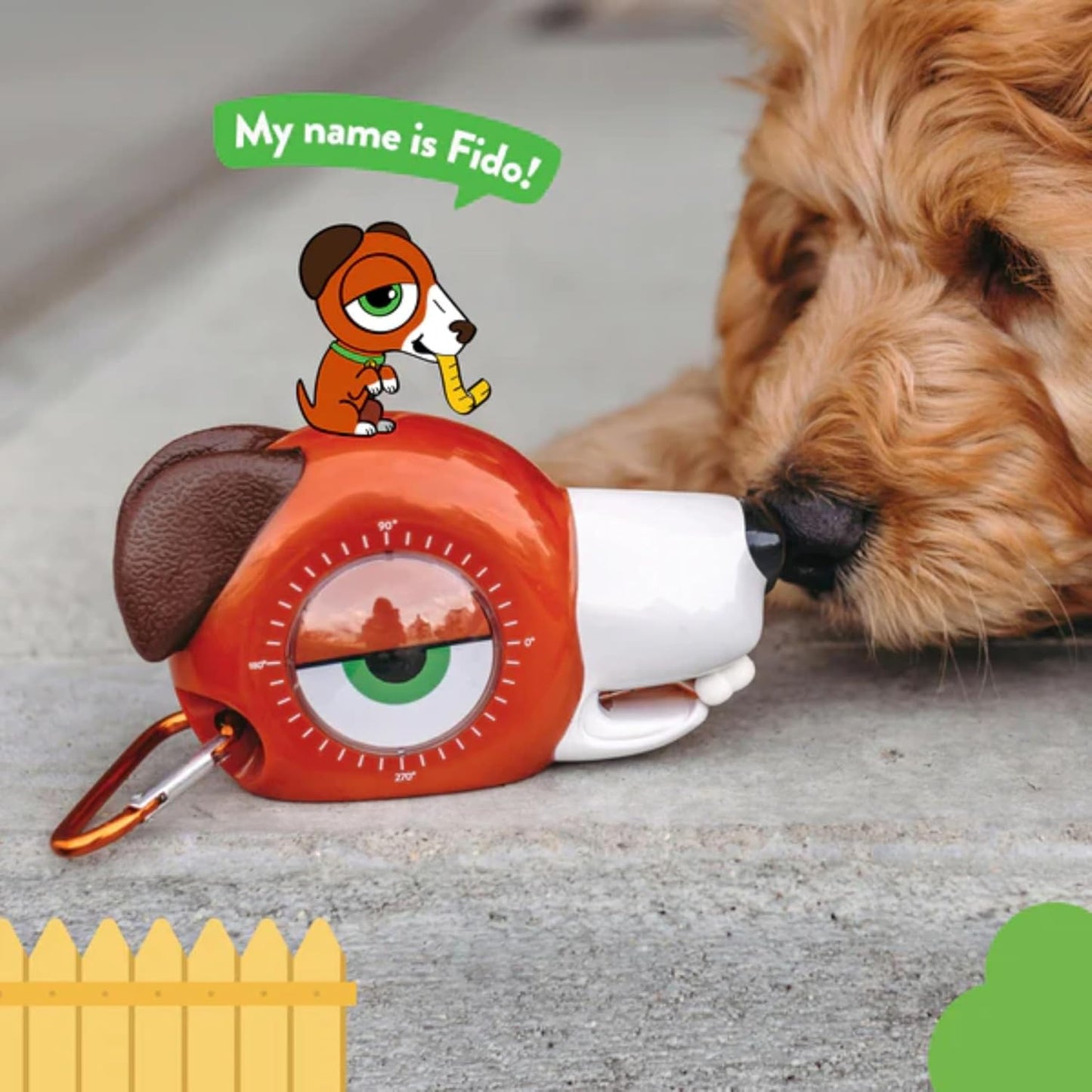 Fido Brown Dog Tape Measure