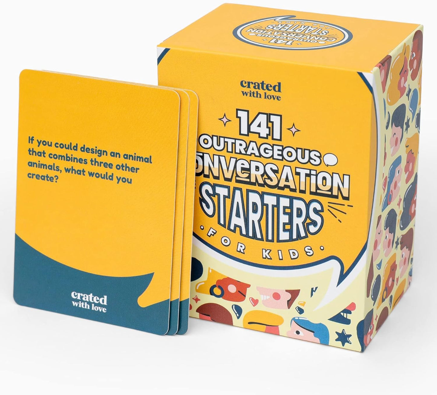 Crated With Love: 141 Outrageous Conversation Starters For Kids