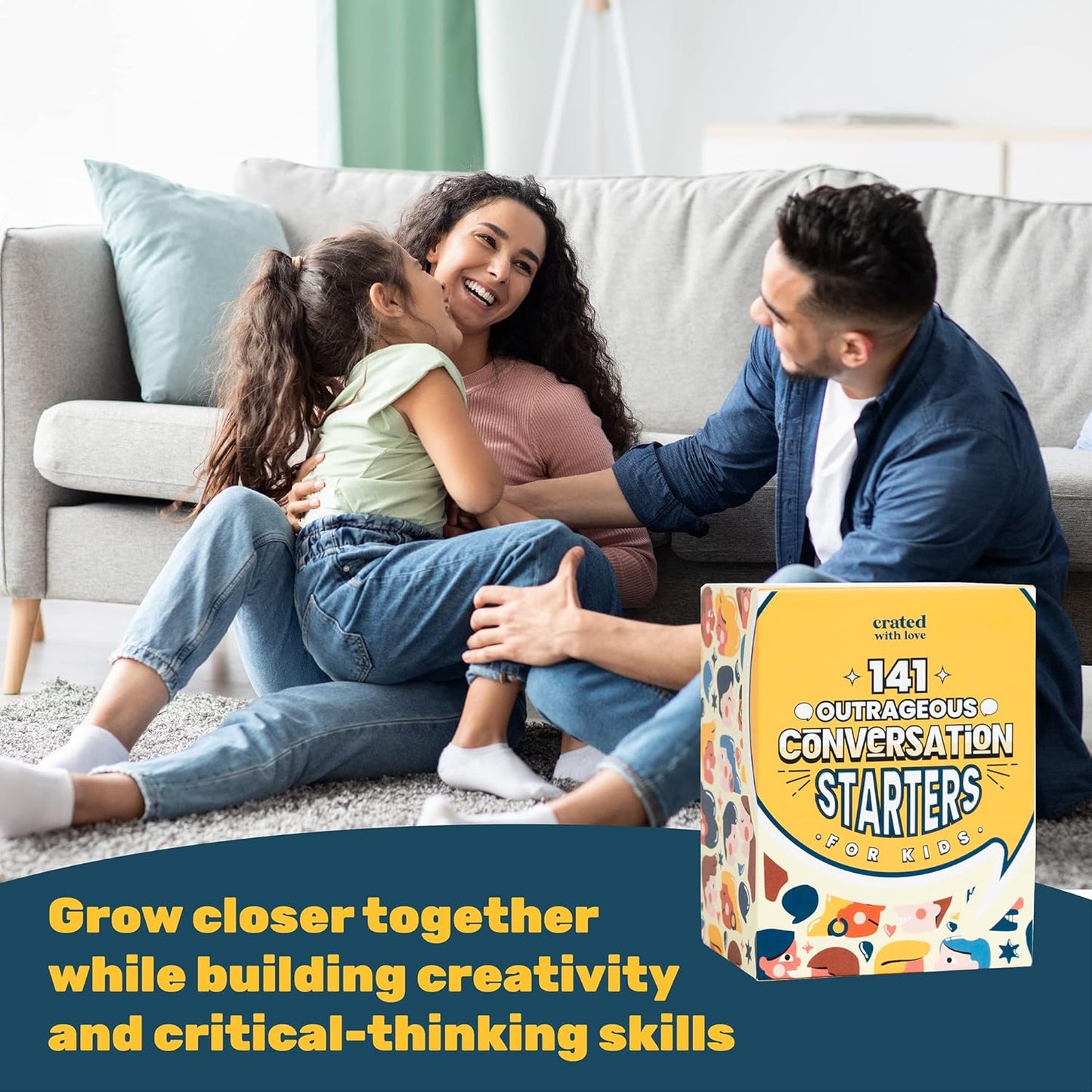 Crated With Love: 141 Outrageous Conversation Starters For Kids