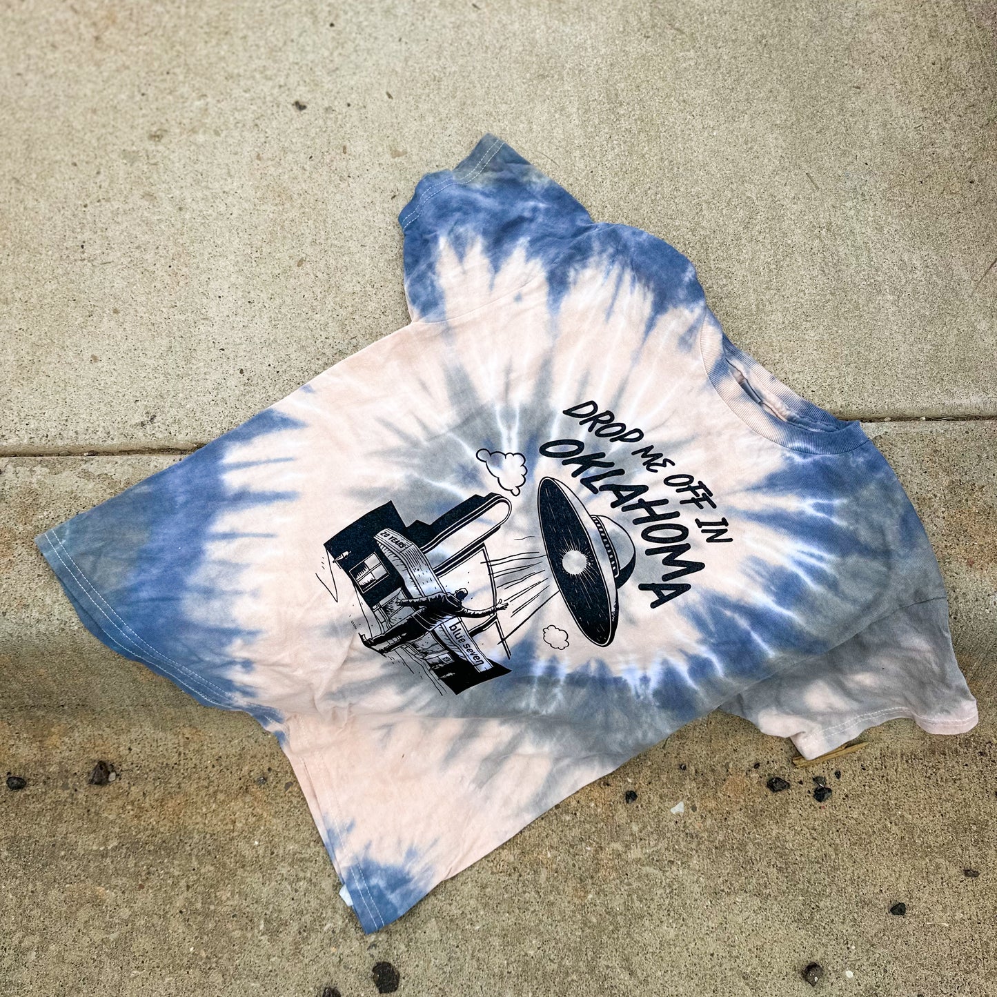 Drop Me Off in OK Kid's Tie Dye Tee