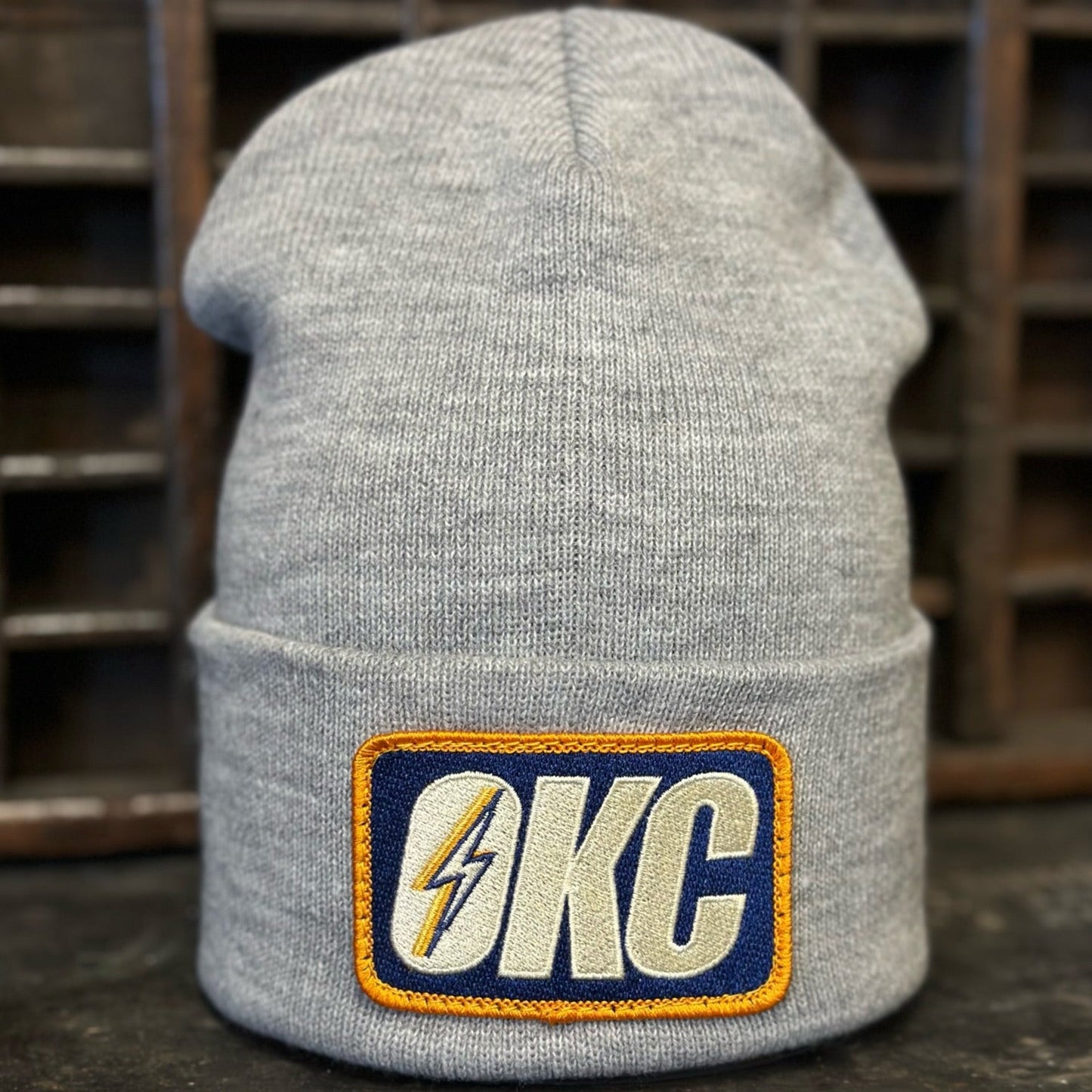 OKC/Thunder Patch Beanie