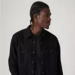 Barstow Western Shirt - Standard Marble Black