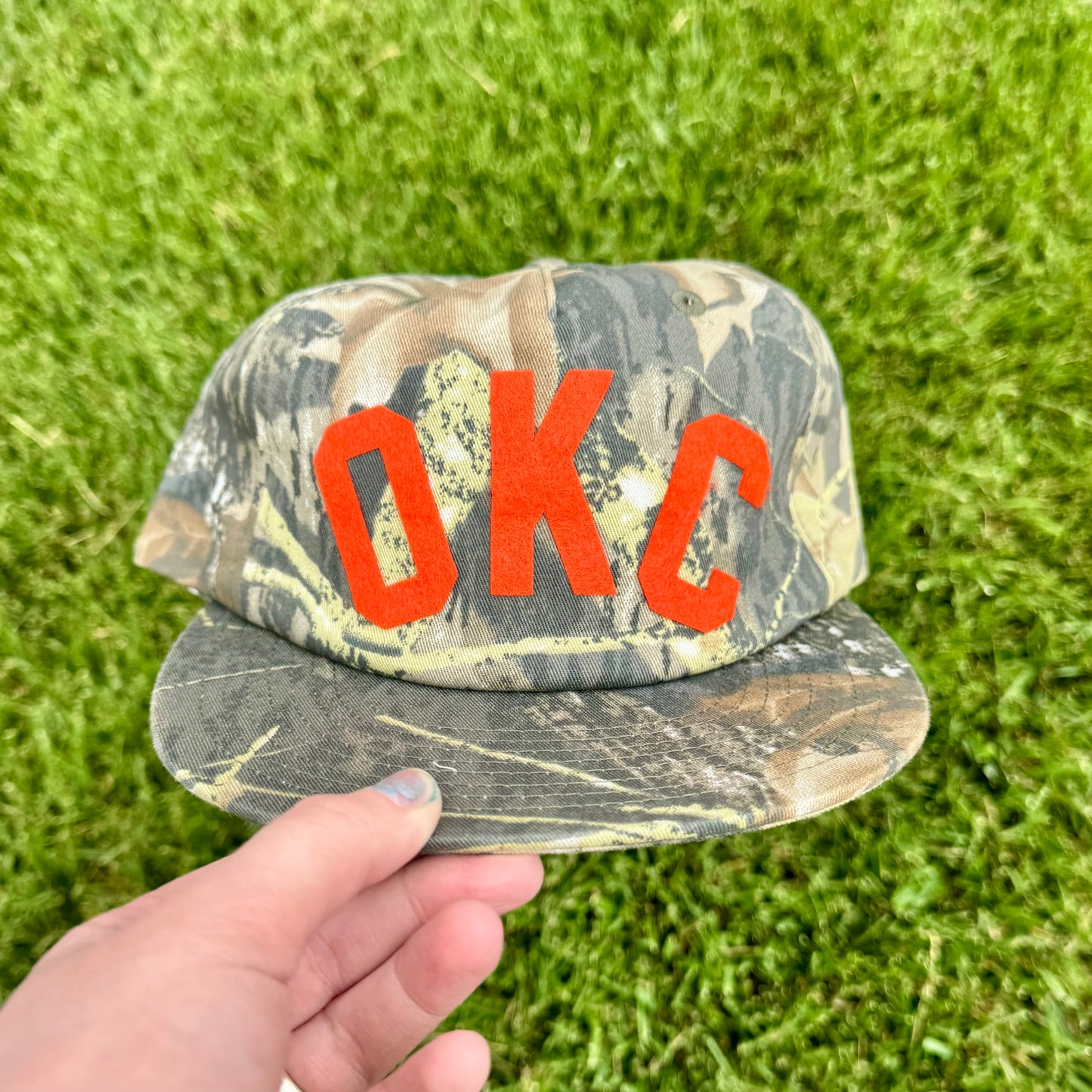 OKC Felt Patch Hat