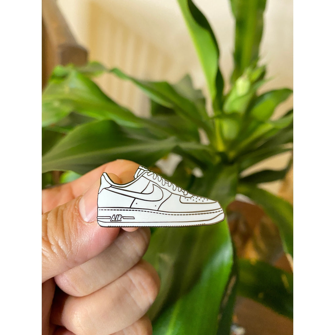 Nike Air Force 1 White Enamel Pin