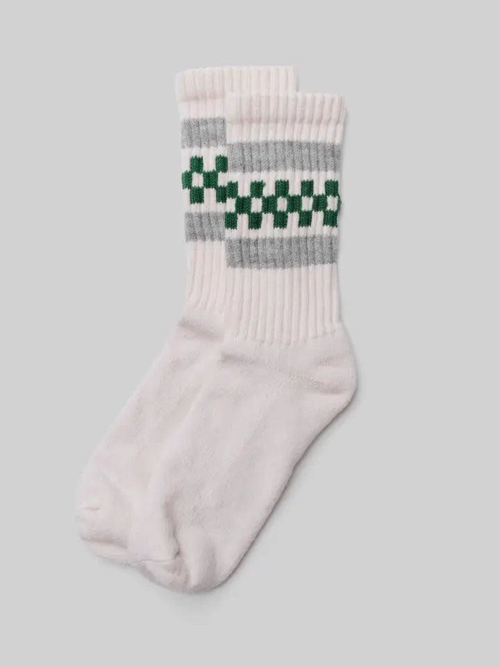 The Retro Check Socks