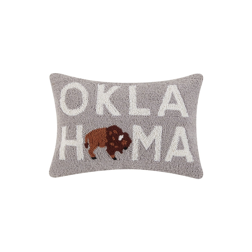 Oklahoma Bison Pillow