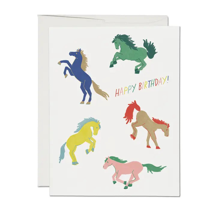 Wild Horses Card