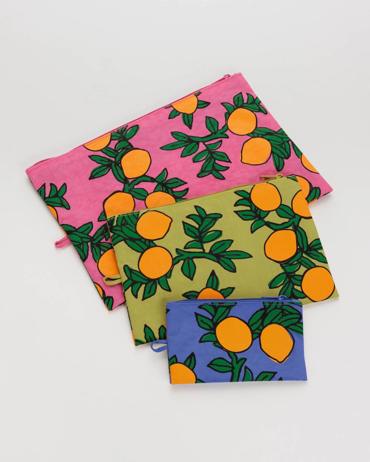 Go Pouch Set - Orange Trees