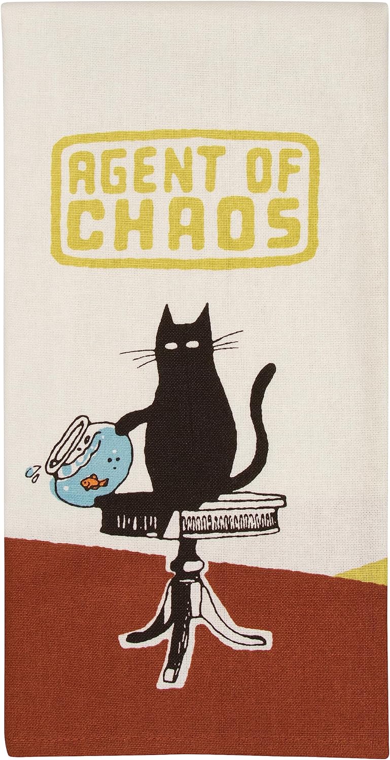 Agent Of Chaos Dish Towel