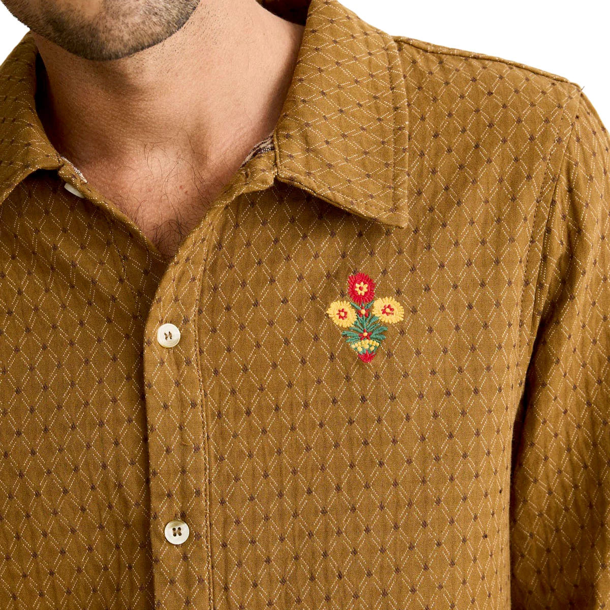 Tyler LS Shirt - Tobacco
