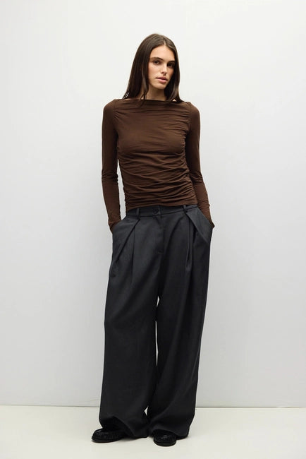 The Hilary Pant - Charcoal