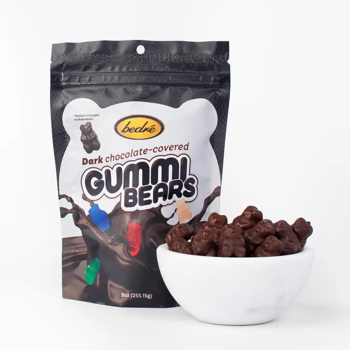 Dark Chocolate Gummi Bears - 6oz