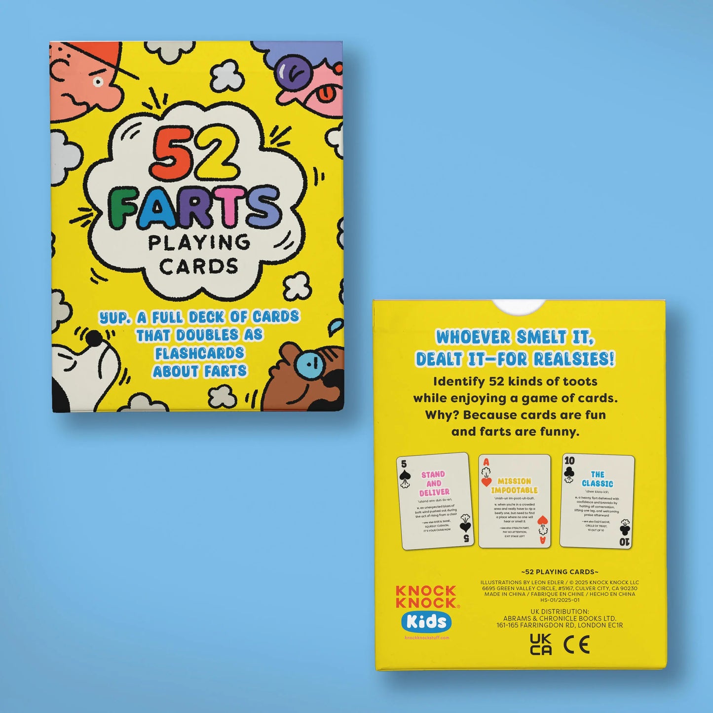 52 Farts Playing Cards